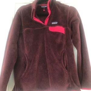 Patagonia pullover- Maroon great condition